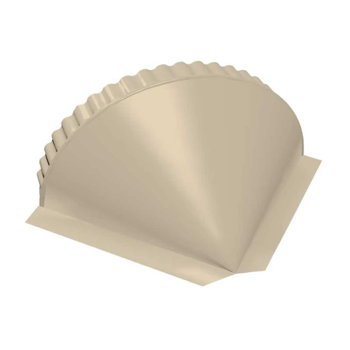 Заглушка конусная PE RAL 1015 светлая слоновая кость